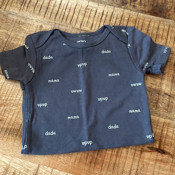 24m NWT bundle of short and one long sleeve onesies for baby boy - Picture 14 of 15